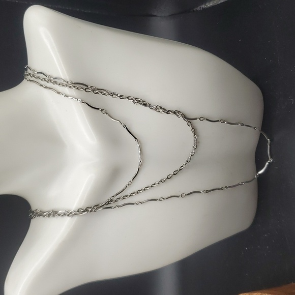 Triple tier lace swanky elegance necklace N3309 - Picture 1 of 3